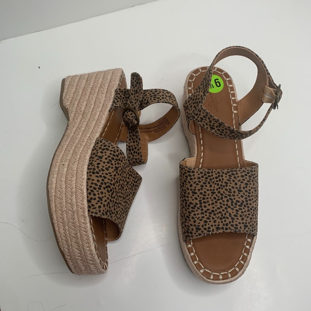 New Universal Thread | Brown Espadrille Wedges - image 4